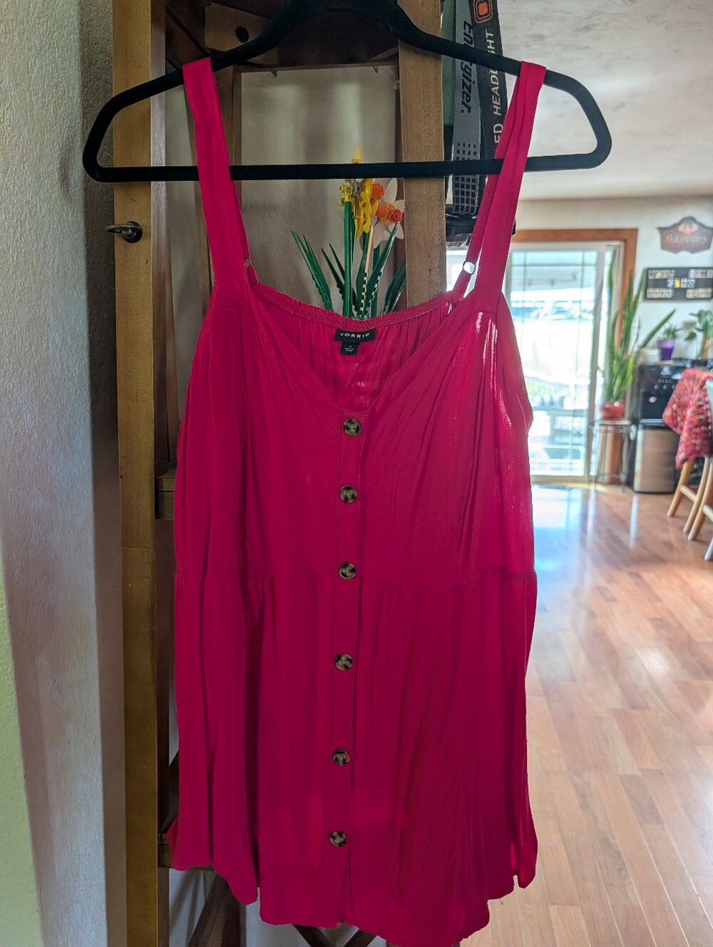 Torrid Pink Tank Top Corset Back Size 1